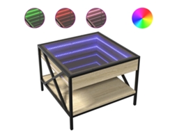 Coffee Table, Coffee Tables Vidaxl Marrom Madeira Processada (50 X 50 X 38 Cm)
