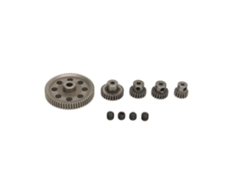 Engrenagem de ferro para motor de carro RC, 17t, 21t, 26t, 29t, 64t, diferencial principal para carros RC HSP 94107, 94111, 94123, 94170, escala 1/10.