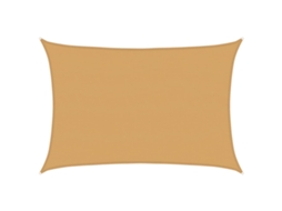 Maison Exclusive - Para-sol Estilo Vela Retangular 160 G/m² 5x7 M Pead Areia