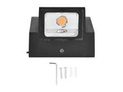 Luminária de Parede Externa 5w Cob com Fonte de Luz Quente CHABERLU