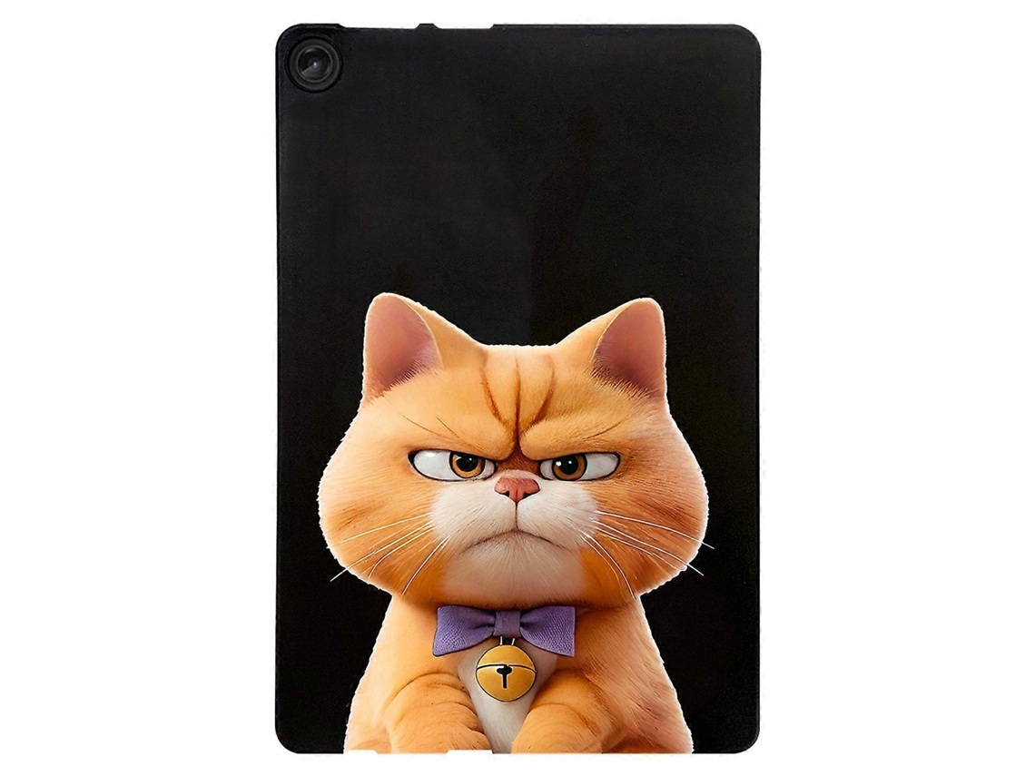 Capa Para Lenovo Tab M10 Com Estampa, Fina E Protetora Em Tpu Gato Garfield Tuotuo (3ª Geração)