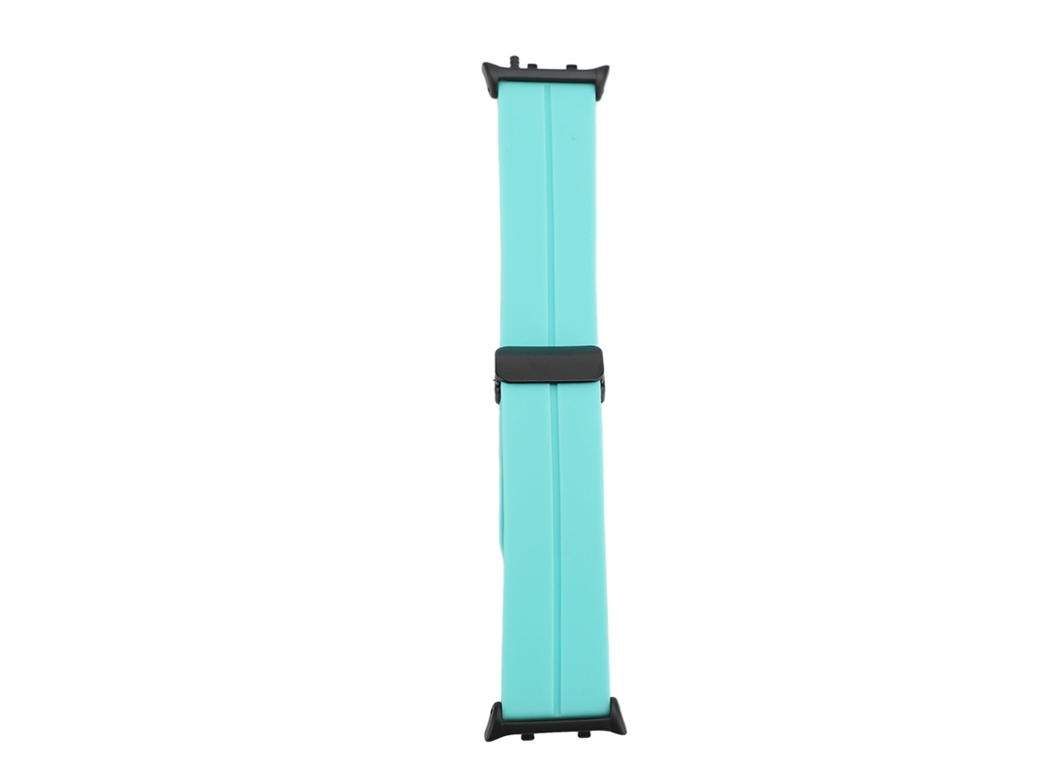 Cinto Relógio Silicone Verde Menta Fivela Magnética Liberação Rápida