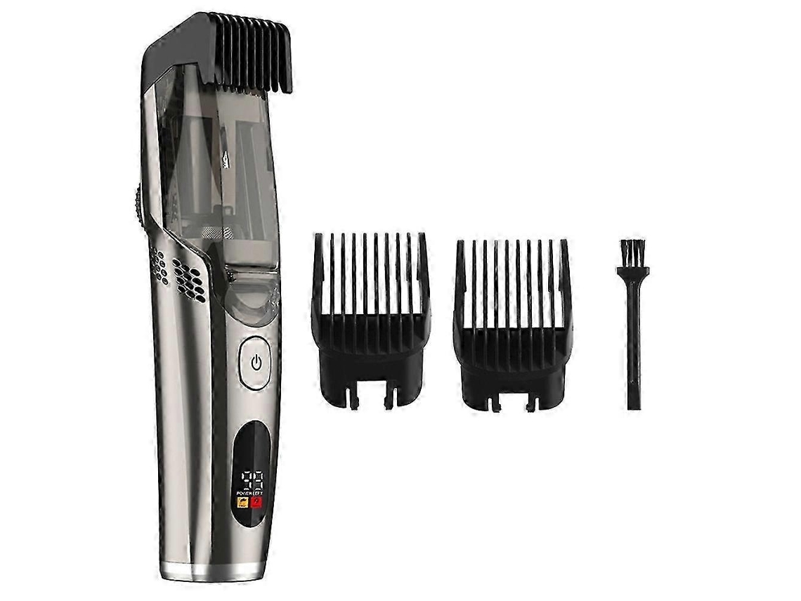 Aparador De Barba Elétrico,com Vácuo,comprimento Ajustável,2 Pentes