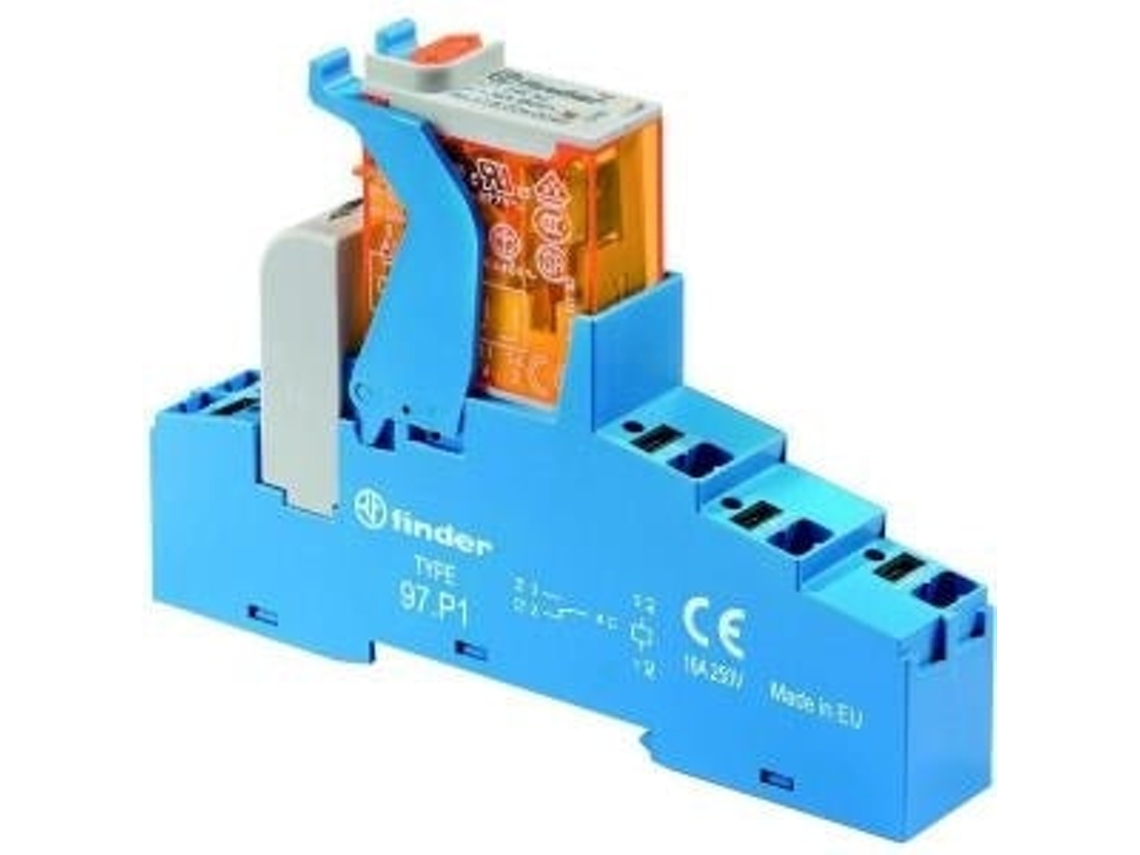 Relé de acoplamento, série 4c com terminais push-in 1 pc. 4c.p1.9.012.0050 Finder (4c.p1.9.012.0050)