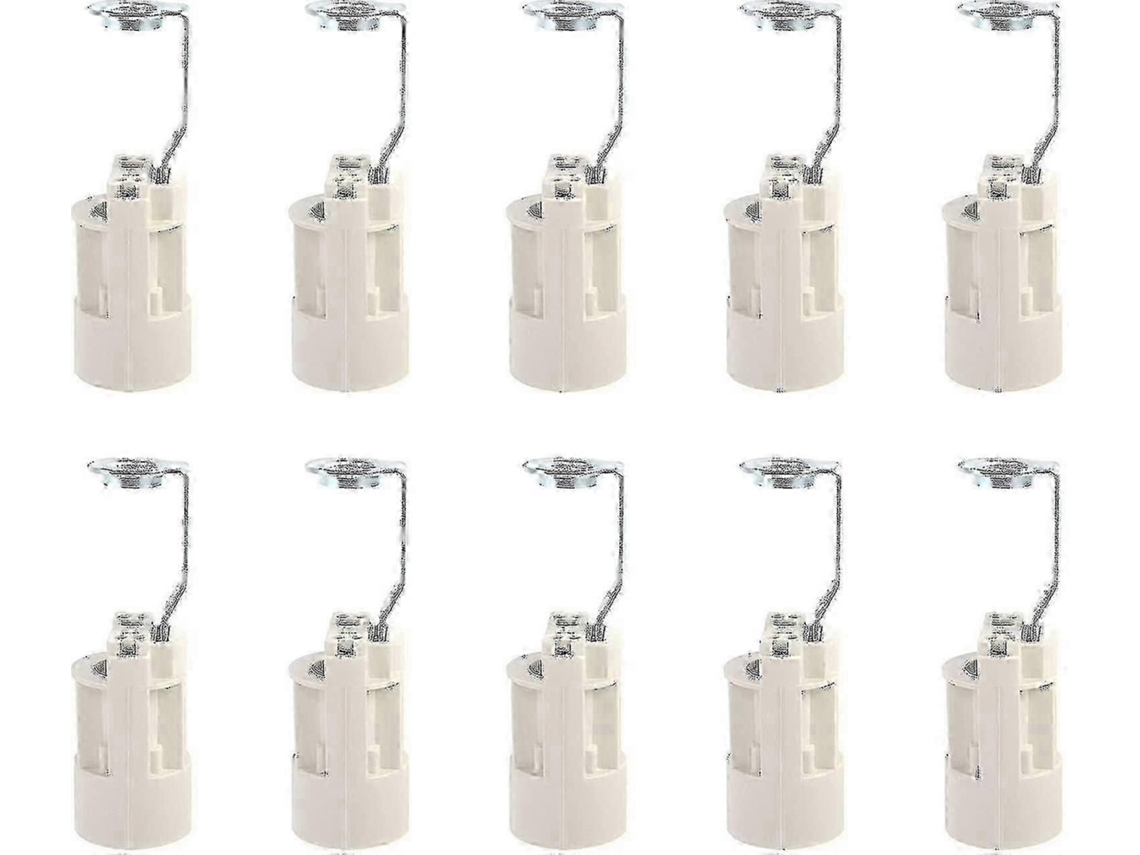 10 Peças De Soquete E14 Ajustável, Conversor De Lâmpada Com Base E14, Suporte Para Vela
