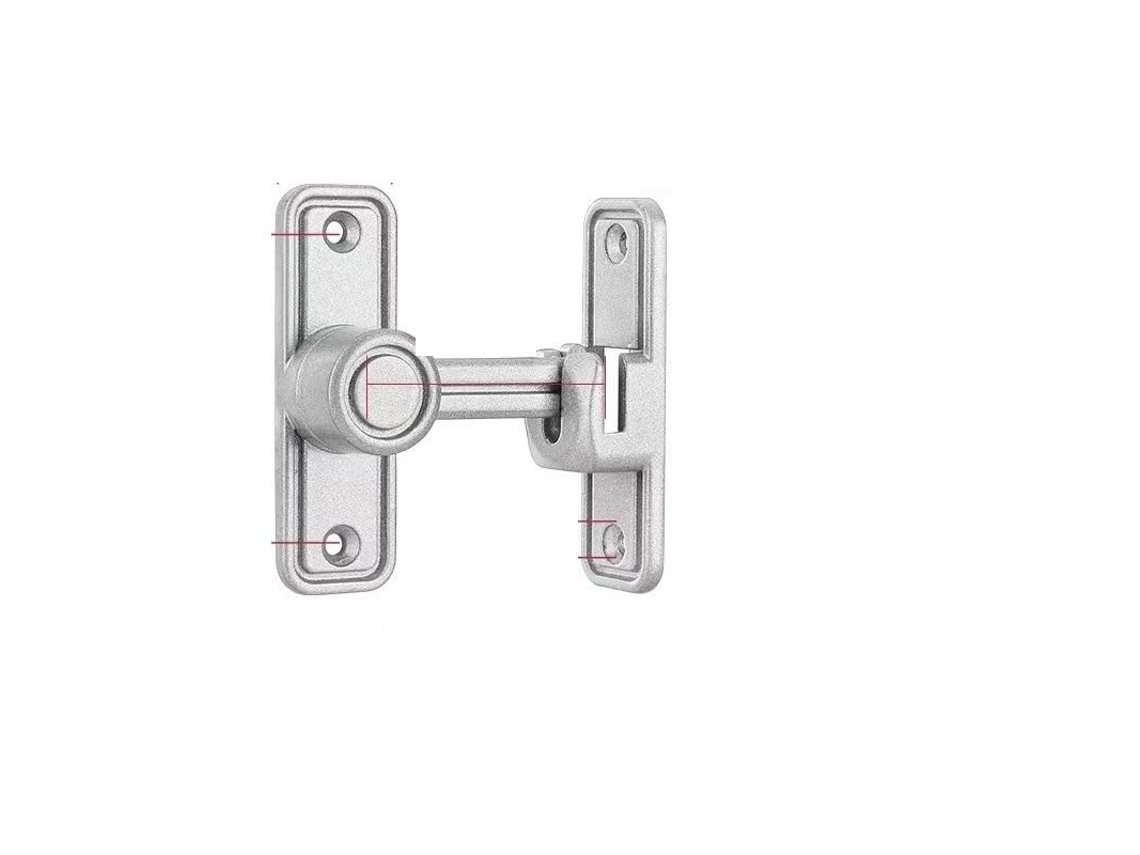 Fechadura De Proteção Para Porta, Trinco De Aço Inoxidável 90° E 180°, Trava De Alavanca Para Porta Correr Estilo