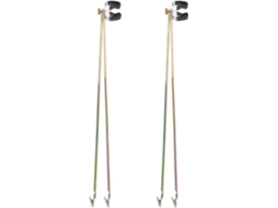 Conjunto De 2 Suportes De Aço Inoxidável Para Mastro De Bandeira, Com Espaçadores Ajustáveis Em Altu