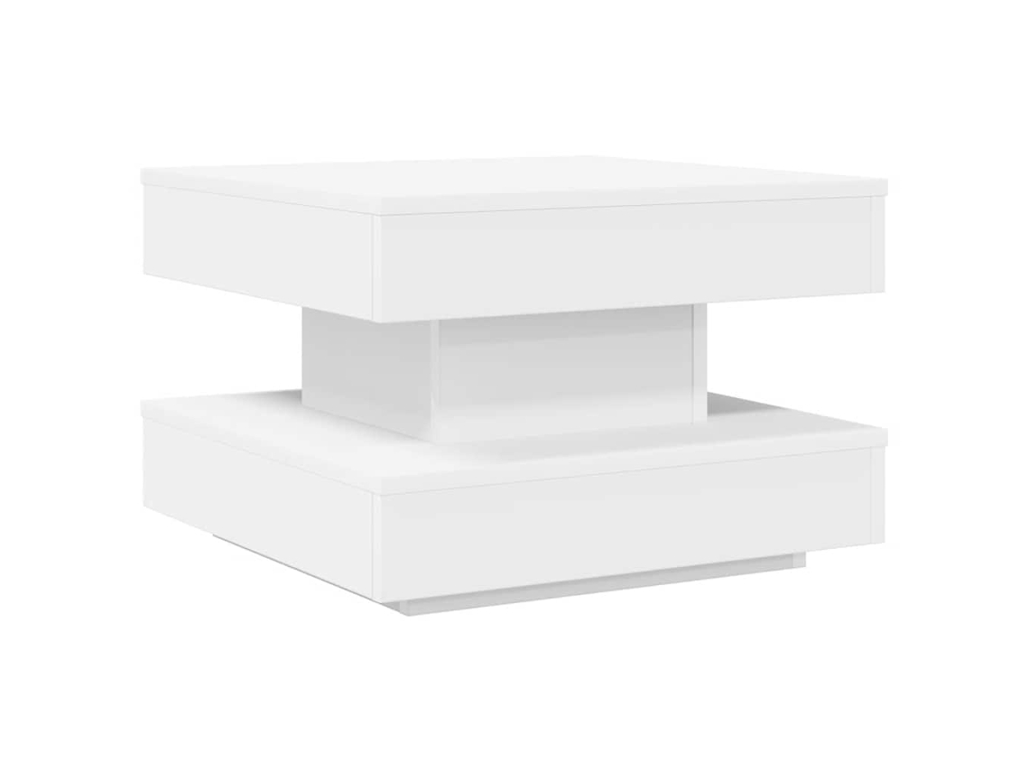 Coffee Table, Coffee Tables Vidaxl Branco Madeira Processada (50 X 50 X 34.5 Cm)