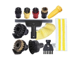 Kit De Escovas E Cerdas Para Bocal De Vapor Para Aspirador De Pó Portátil Karcher Easyfix Sc1/sc2/sc3/sc4/sc5/sc7 E Pano De Limpeza.