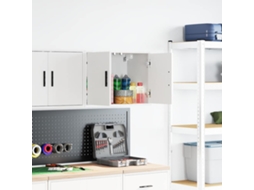 Mobiliário De Cozinha | Armário De Parede Da Garagem Branco Madeira Engenheirada Lovely Home