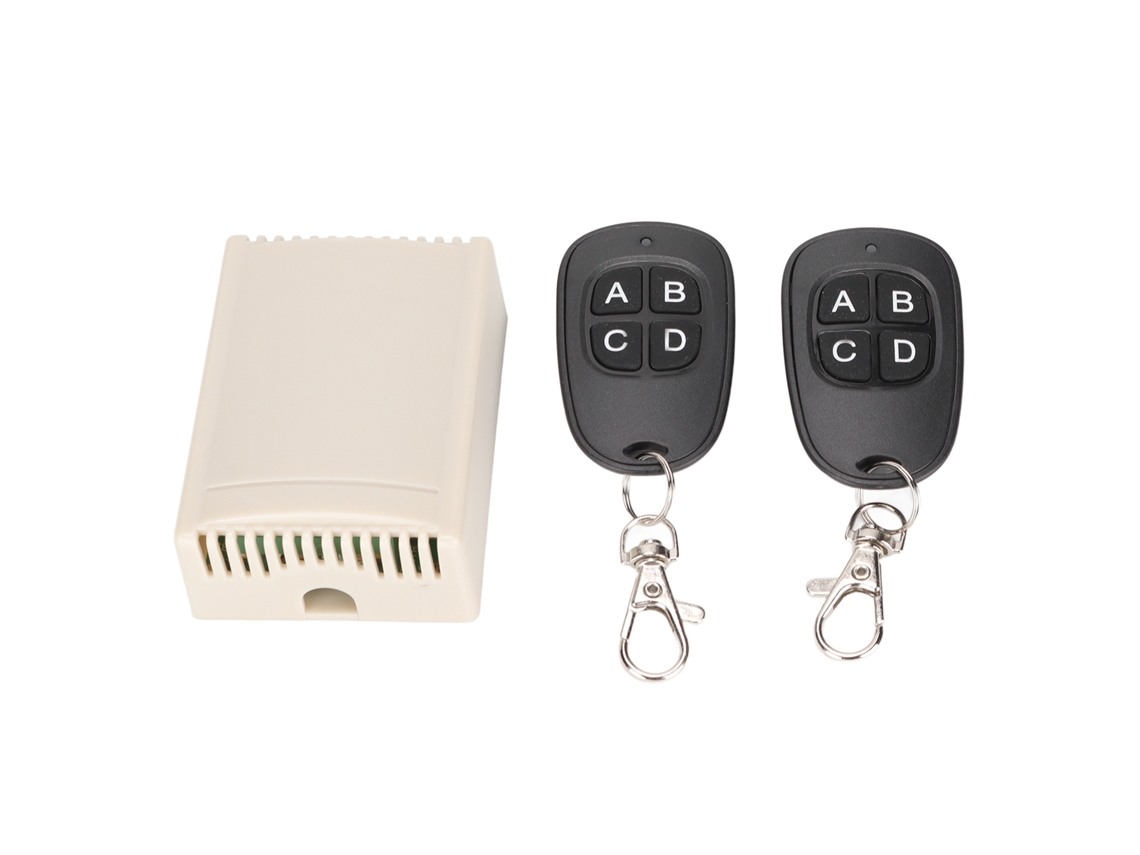 Aetheria interruptor de Relé Remoto Sem Fio 4ch 433mhz Kit Transmissor Receptor Universal 24v para Luz Portão Elétrico