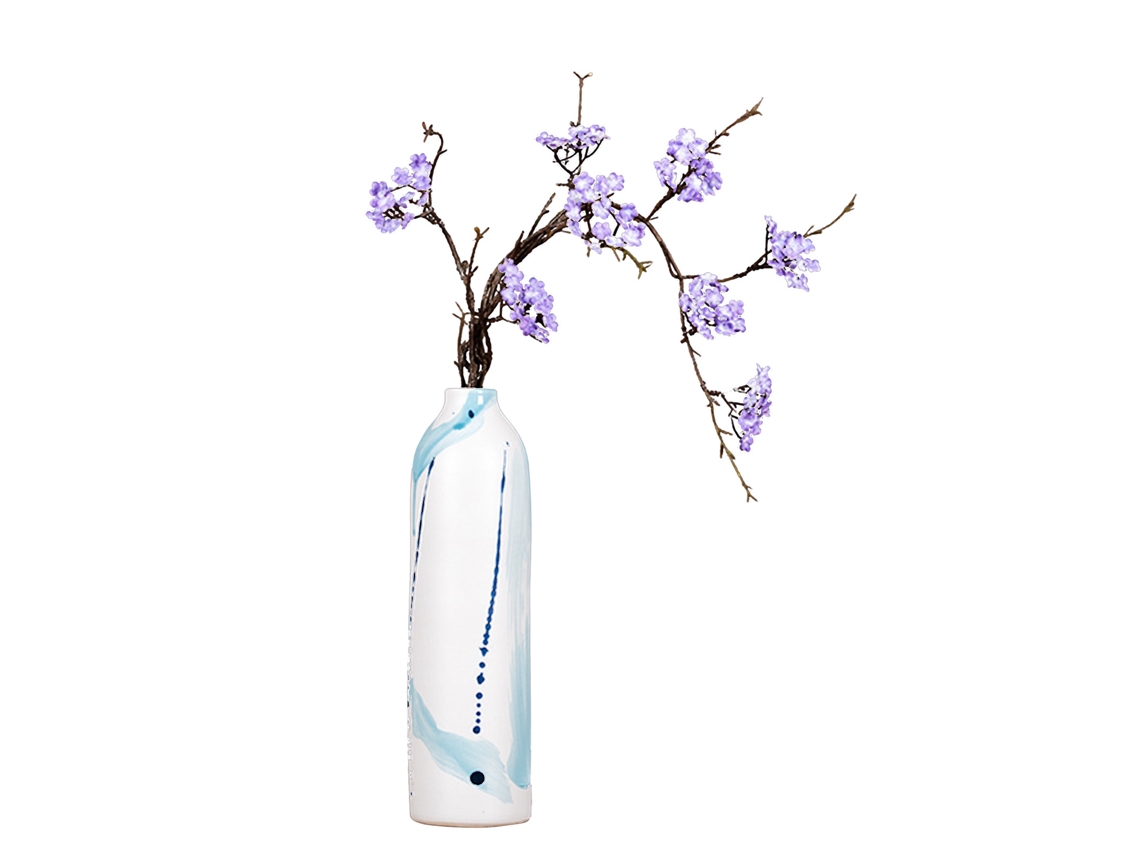 Laxiscreed Arranjo De Ramos De Cerejeira Artificial Zen Para Decoração De Interior