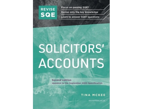 Livro Revise SQE Solicitors Accounts de Tina McKee (Inglês)