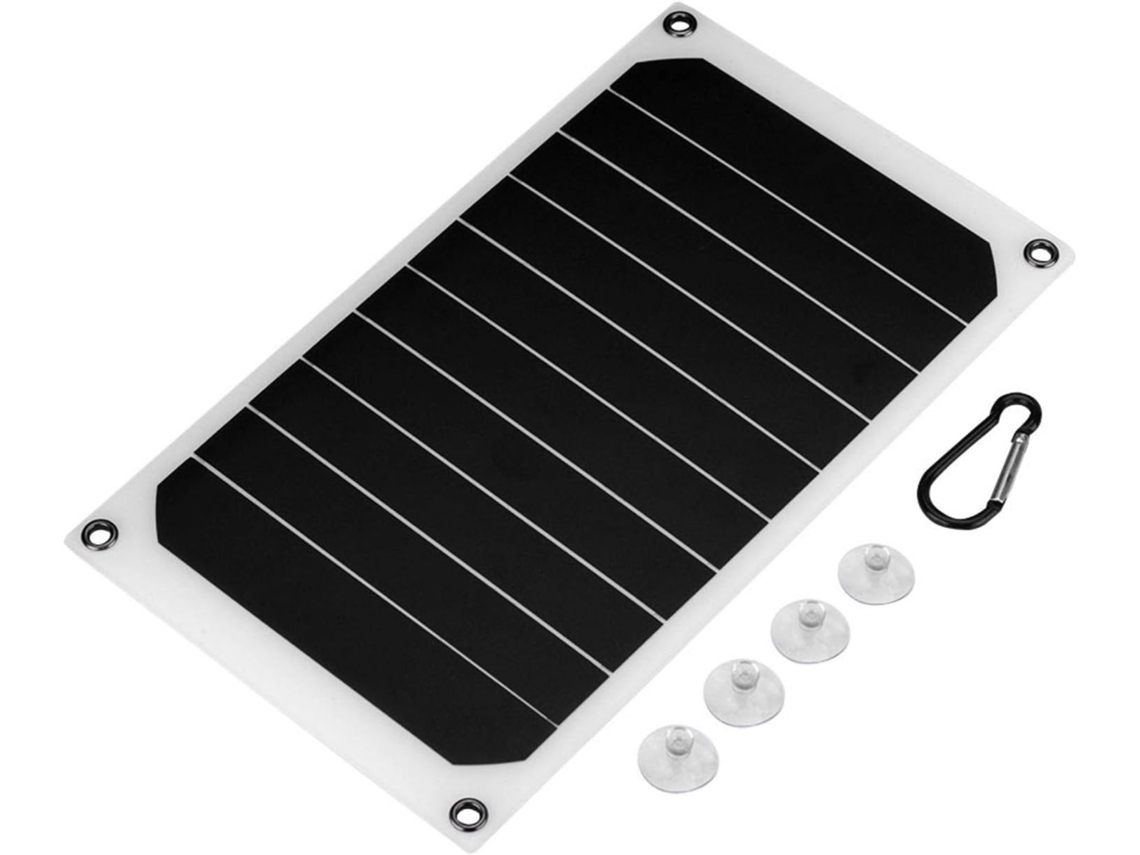 5w Solar Panel Ip64 Waterproof Portable Solar Panels Mobile Power Charger With 5v Usb Outputs For Phone Powerbank Camping Hiking—vebtles*