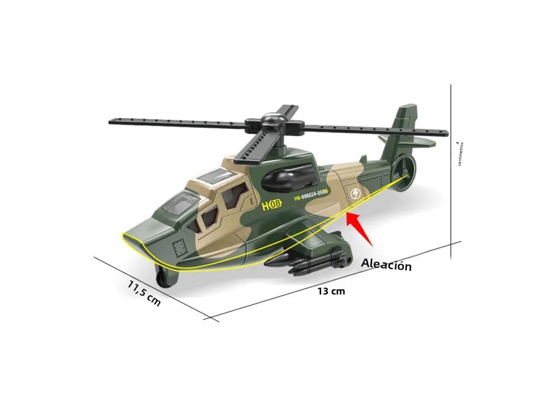 Carrinho De Brinquedo Militar Infantil Em Metal, Escala 1:50.