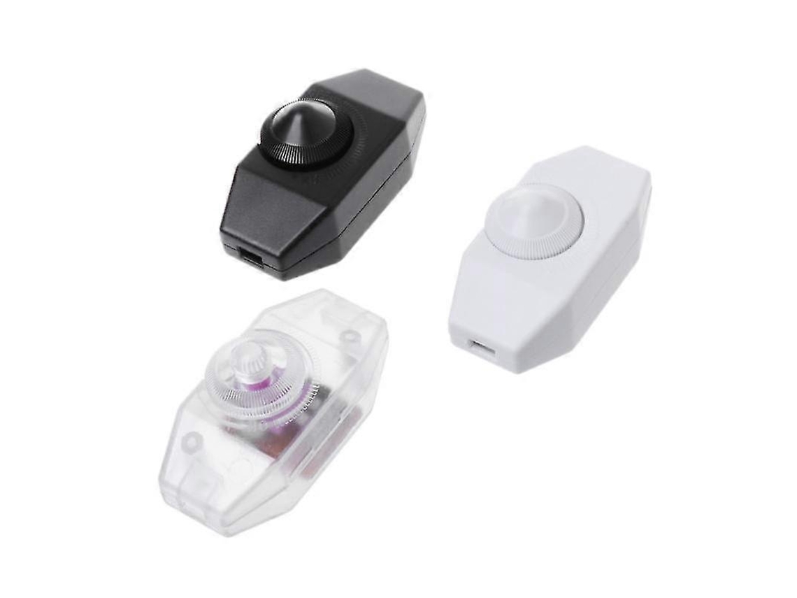 Omni 3 Peças Interruptor de Luz para Regulador de Mesa/Cômoda Botão Acessório de Plástico 110 220v Preto