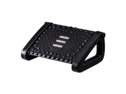 Apoio Para Os Pés Com Função De Rolo De Massagem, Estilo Simples, Compacto, Material Plástico, Apoio Para Os Pés, Para Escritório Doméstico, Preto