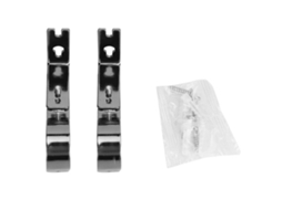 Laxiscreed Suporte Universal Para Haste De Cortina Preta, Ajustável E Em Aço Inoxidável Para Máxima Durabilidade