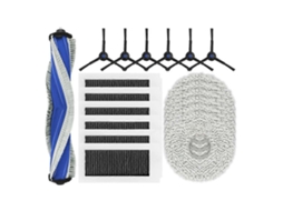 Conjunto De 19 Peças Para Aspirador De Pó X5 Pro / X5 Omni: Pano De Limpeza, Filtro Hepa, Escova Lateral Principal E Peças De Reposição._ptg