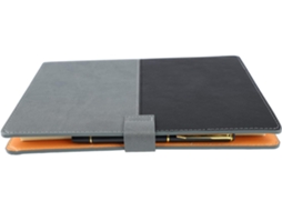 Caderno de Folhas Soltas Couro Muda de Cor Costura Preta SFUSHOS