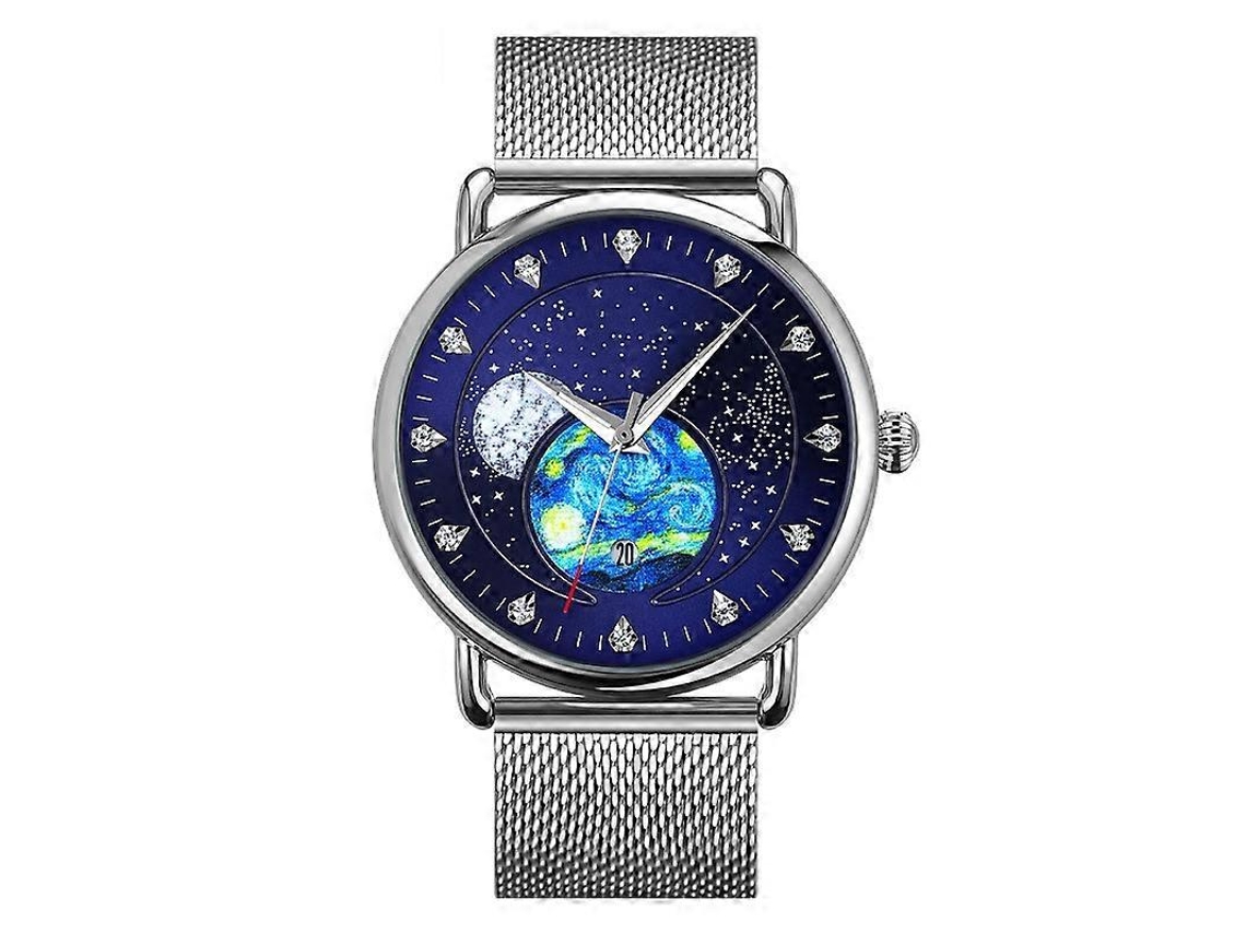 Relógio Skmei 9283 Com Fivela Em Aço Inoxidável, Vidro Espelhado E Movimento De Quartzo À Prova D'água. Formato: Pulseira De Aço.