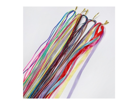 Rabo de Cavalo de Rapariga Acessórios de Cabelo para Mulher Diy 90Cm 4-30 Peças XIMU