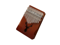 17 Teclas Polegar Piano Kalimba Kit Polegar Piano Dedo Mogno Tocando Suprimentos Para Instrumentos Musicais Cor Retrô*