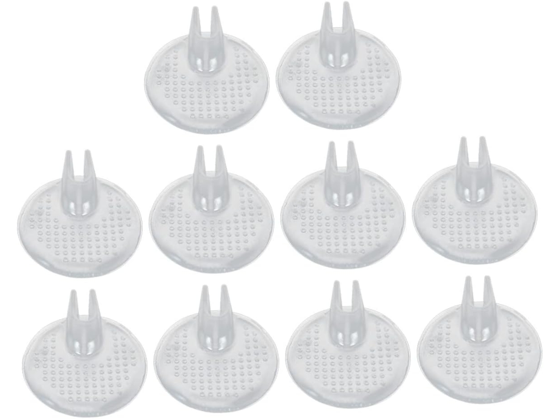 Protetores De Dedos Galpada, Palmilhas Autoadesivas De Gel Para A Parte Frontal Do Pé, Silicone, 5 Pares, Absorvem E