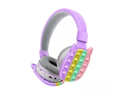 Auscultadores Bluetooth TRUMSEN K33 Over Ear Roxo