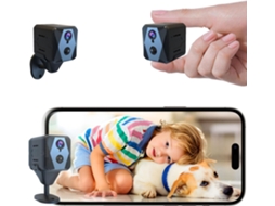 Mini Câmara Wifi De 2,4 Ghz, Câmara De Vigilância Interna Sem Fios 4k, Para Videovigilância Conforme As Funções Indicadas