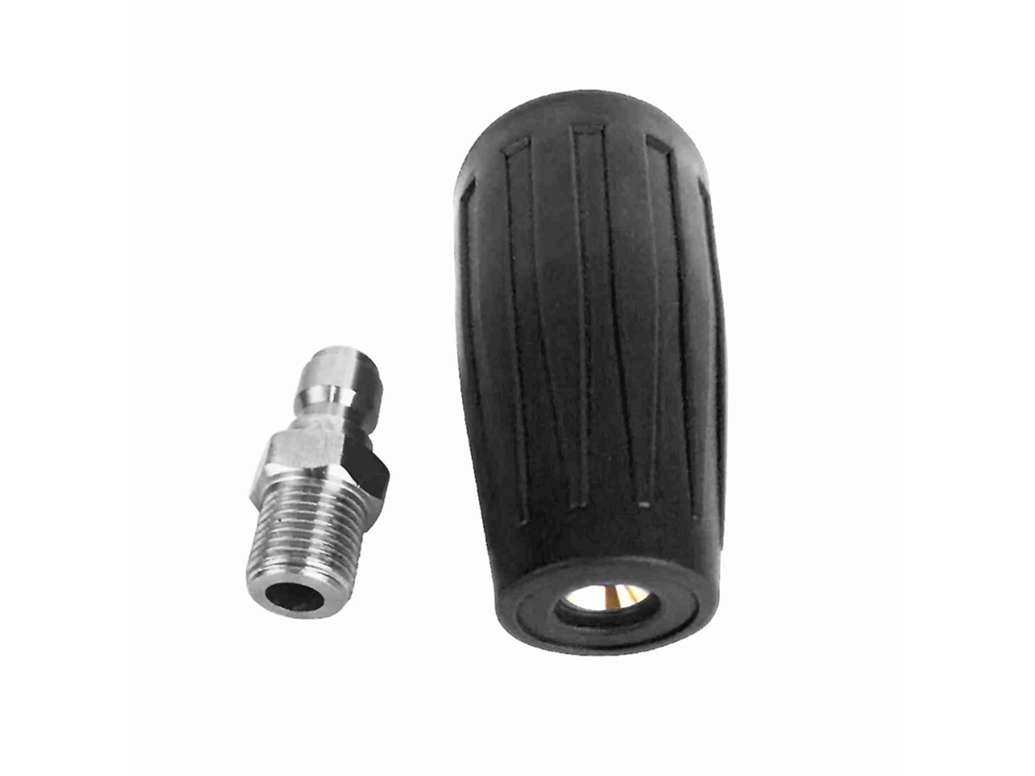 Boquilla Turbo Rotativa Para Limpiadora De Presión 4000psi Con Conexión Rápida 1/4" Para Remover Corteza Y Óxido