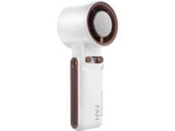 Ventoinha Portátil Com Gelo, Recarregável, Dobrável, 100 Velocidades, Usb-c, Branco