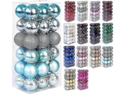 36 Bolas De Natal Inquebráveis ​​para Árvore De Natal, 40 Mm, 36 Peças Olysi Shop