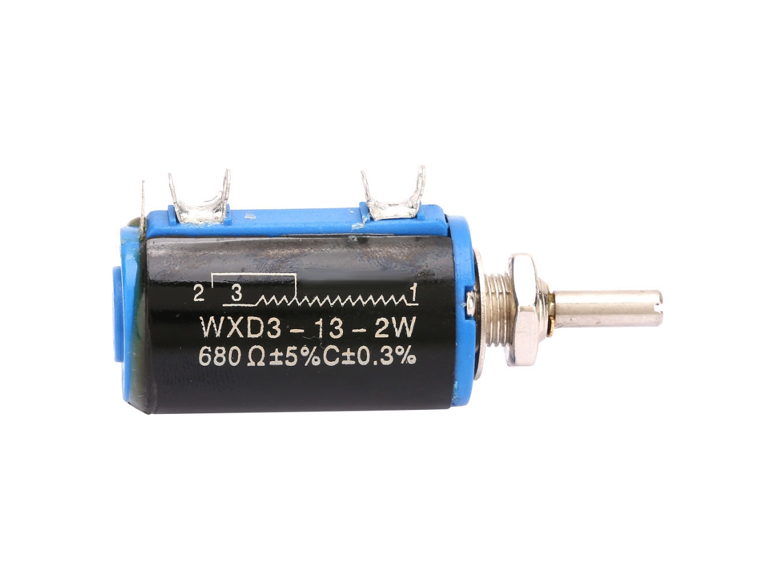 Laxiscreed Potenciômetro Ajustável De Alta Precisão 2w 680 Ohms De Resistência