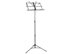 Vidaxl Suporte Para Livros De Música/partituras Preto Aço