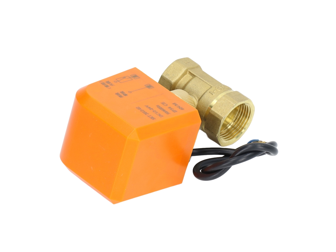 Válvula De Esfera Gás Brass Laxiscreed Dn25 Elétrica 2 Vias Normalmente Fechada