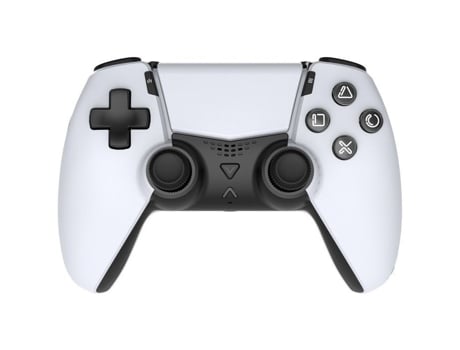 Gamepad Sem Fio Qubick Cop50020 Branco Compatível Com Ps5 E Pc Bluetooth