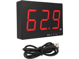 Medidor de decibéis de parede LCD de 9,6 polegadas, medidor de nível sonoro de 30-130 dB para desktop Ehstmind