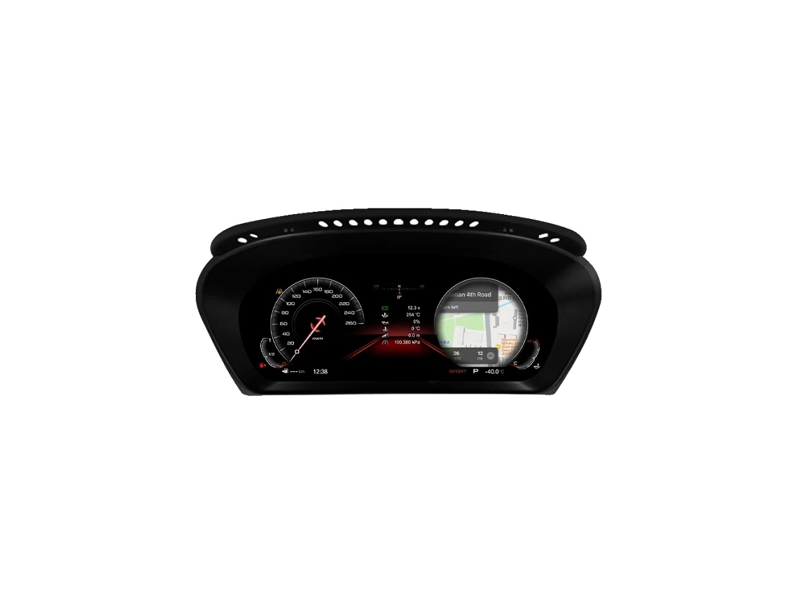 Conjunto De Velocímetro Digital, 1920 X 720p, Plug And Play, X6 E71-a
