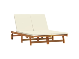 Conjunto 1 Móveis De Jardim Vidaxl Castanho Madeira De Acácia Maciça (125 X 200 X 84 Cm)