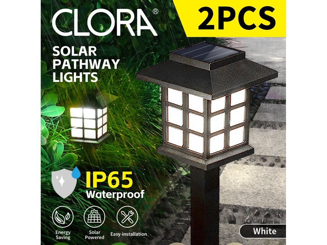Peças De Luzes Solares Para Caminho, Decoração De Jardim, Quintal, Paisagem, Pátio, Gramado SUNNY SPACES