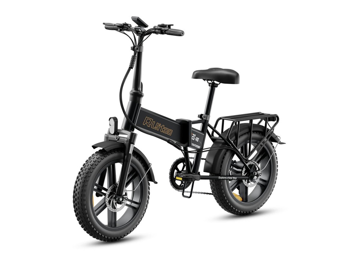 Bicicleta Elétrica Ruitoo E20 Pro, Motor 850w, Autonomía 45km,bateria 48v/13ah, Rodas De 20 Polegadas