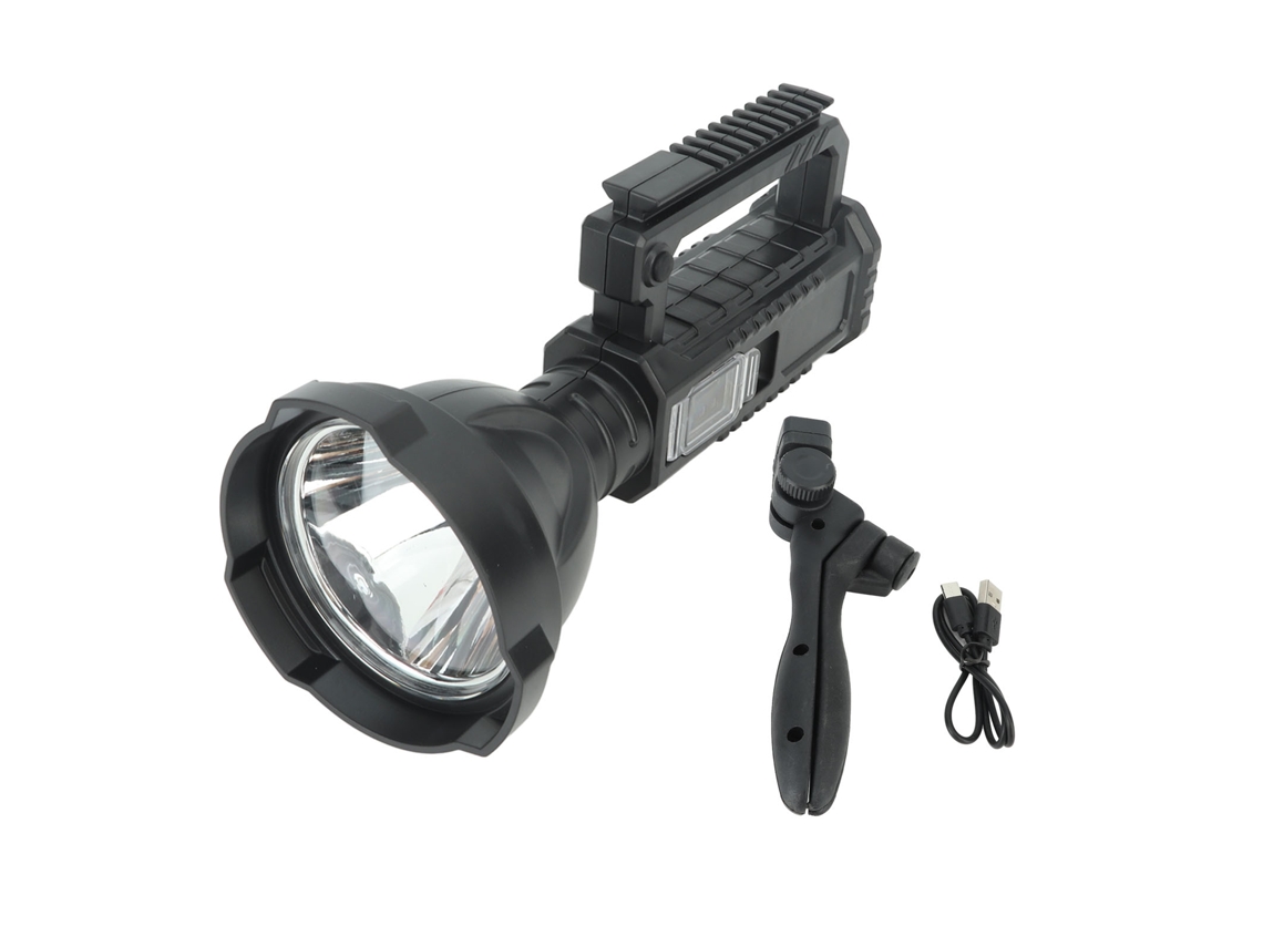 2026 lanterna Portátil Recarregável W590 com Luz Potente, Refletor Usb, Lanterna de Busca com Luz Branca