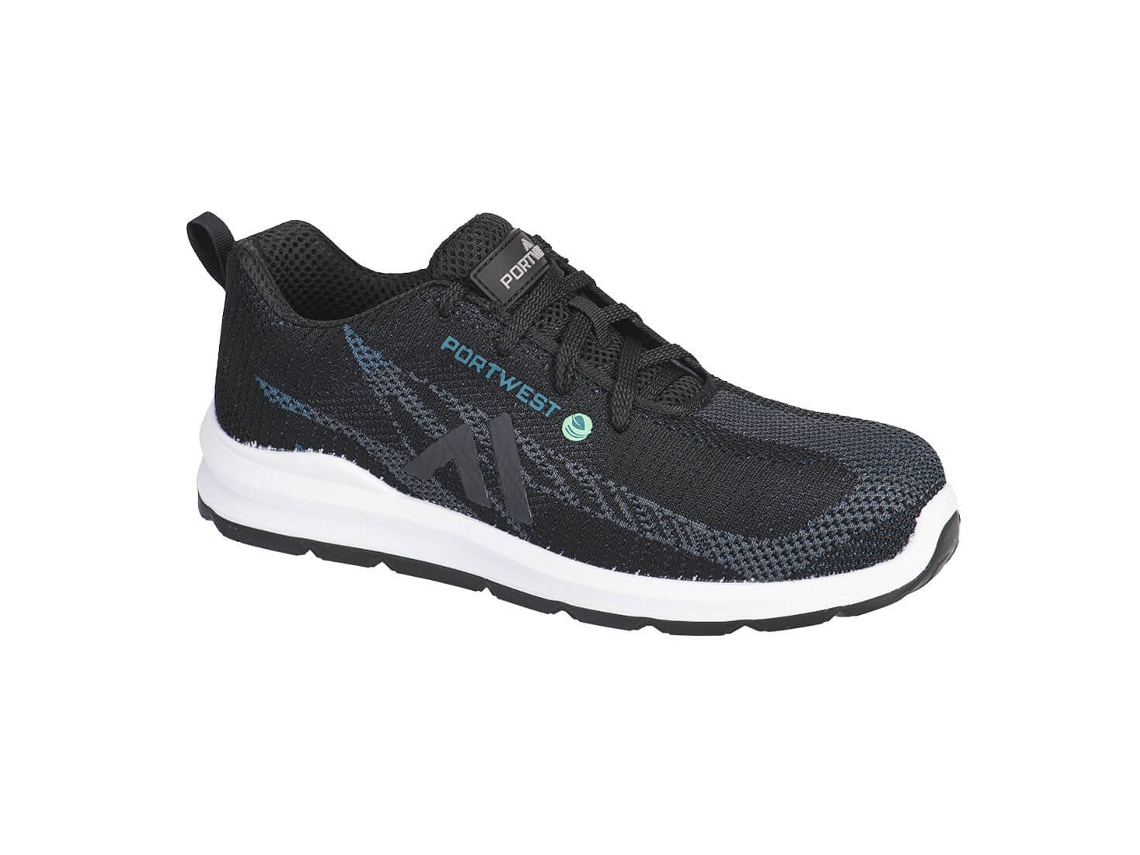 Calçado Esportivo Eco Fly Composite S1ps Sr Fo - Segurança E Conforto Preto Azul / 43