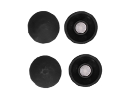 Kit de 4 Pregos Decorativos para Garagem, 4,3 Cm, em Abs Resistente À Corrosão, Magnéticos CHABERLU
