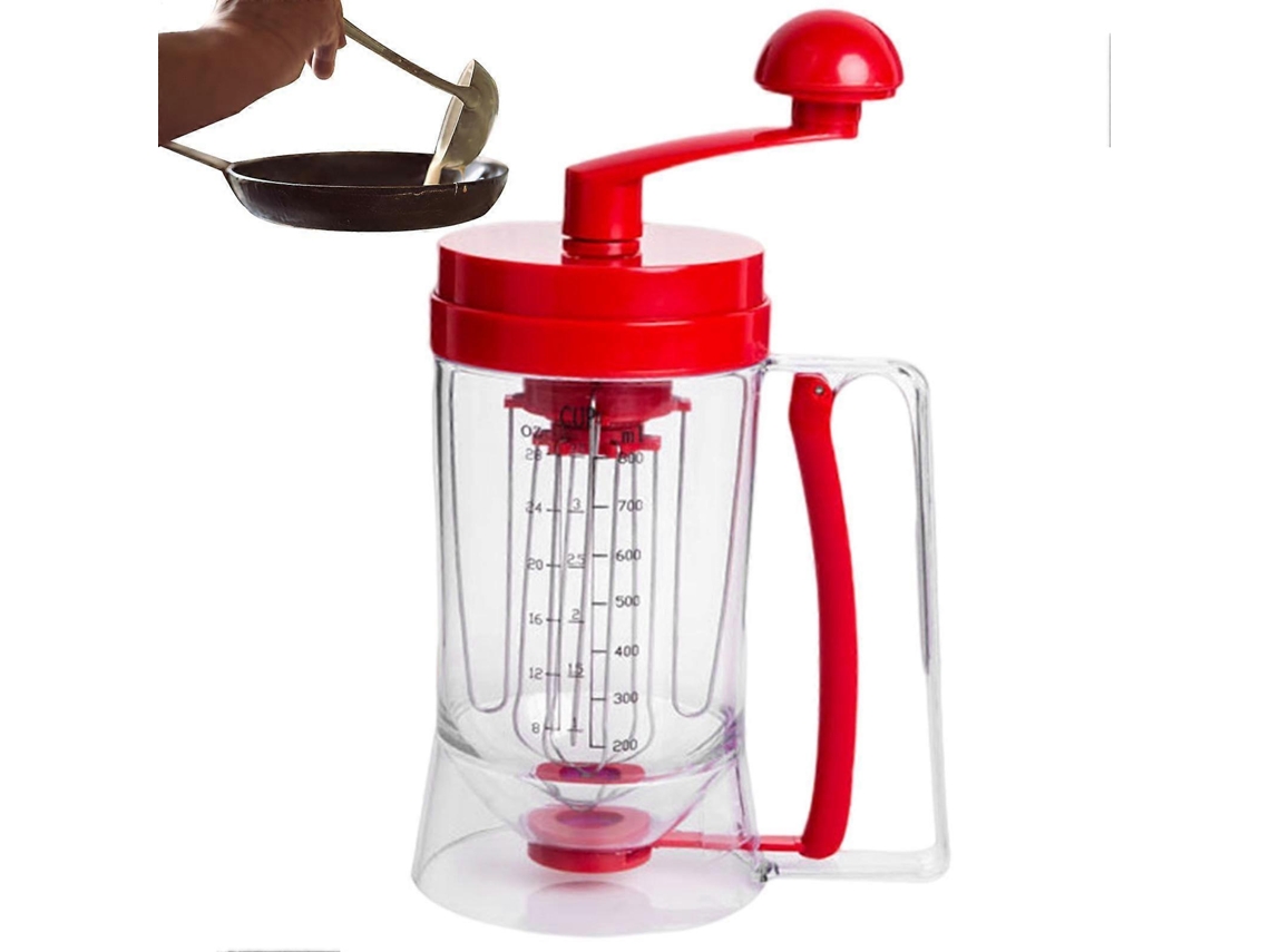 Dosador De Massa Para Panquecas De 900ml Com Alça De Fácil Aperto Para Cupcakes, Waffles, Muffins E Bolos.