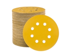 Discos De Lixa De 125 Mm, Pacote Com 100 Unidades, Discos De Lixa Redondos Com 8 Furos, Grão 240 Para Lixar, Polir E Remover Ferrugem. Aquaforge