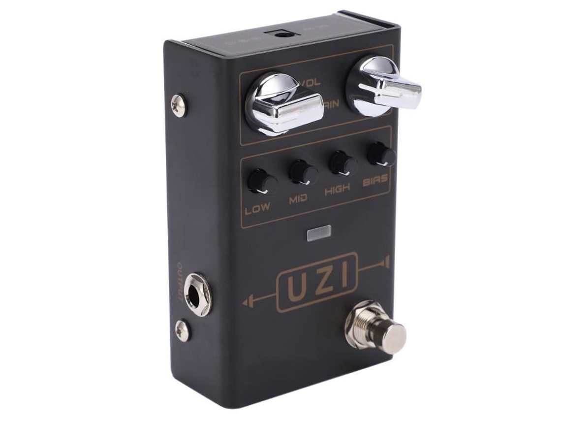 Pedal de Distorção de Alto Ganho Pedal de Distorção Efeito de Guitarra Elétrica Afinação de Música Pesada