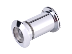 Laxiscreed Visor De Porta Metálico 26mm Resistente A Arrombamentos Com Tampa Traseira