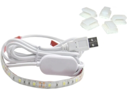 Fita De Led Usb Branca Portátil Para Máquina De Costura, Comprimento 2